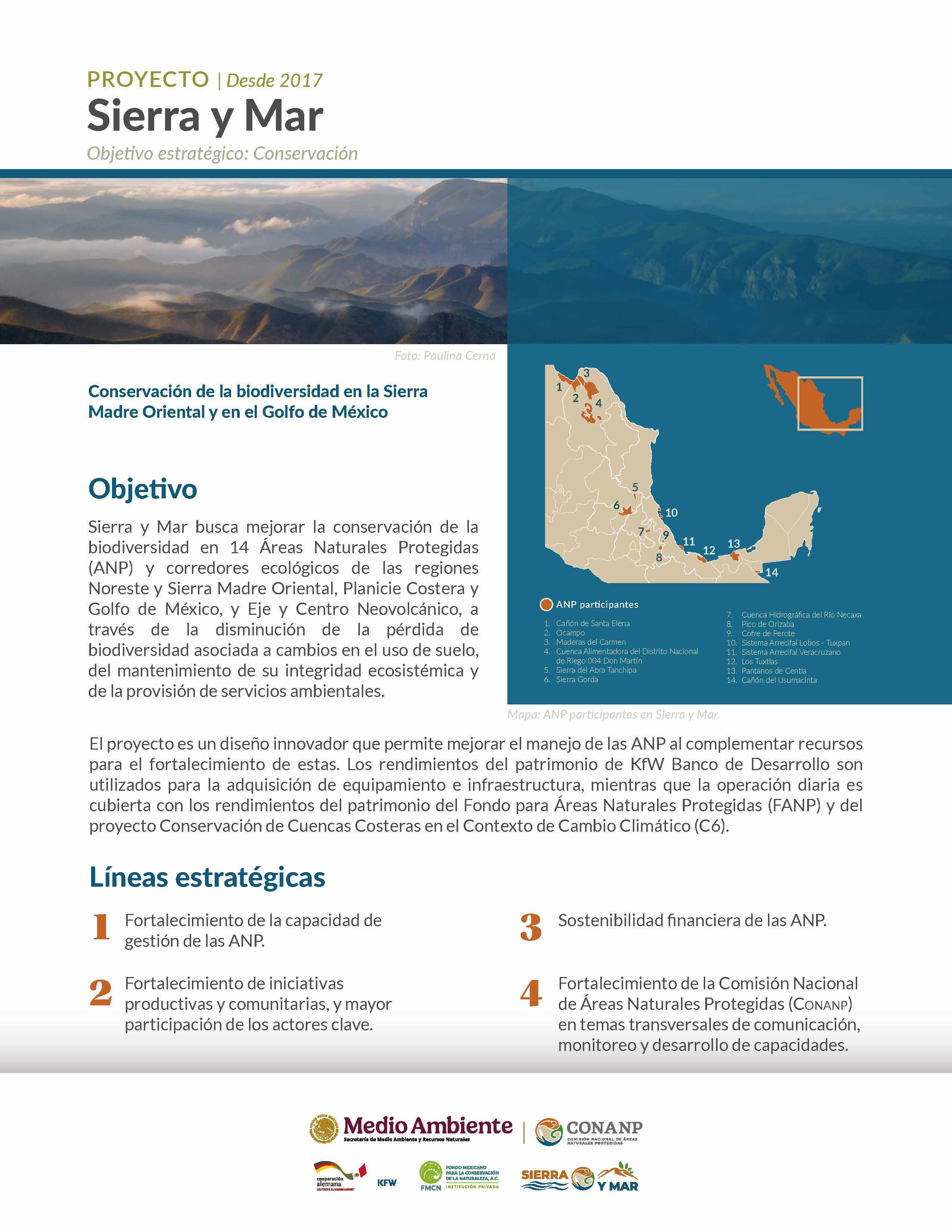 Factsheet Sierra y Mar